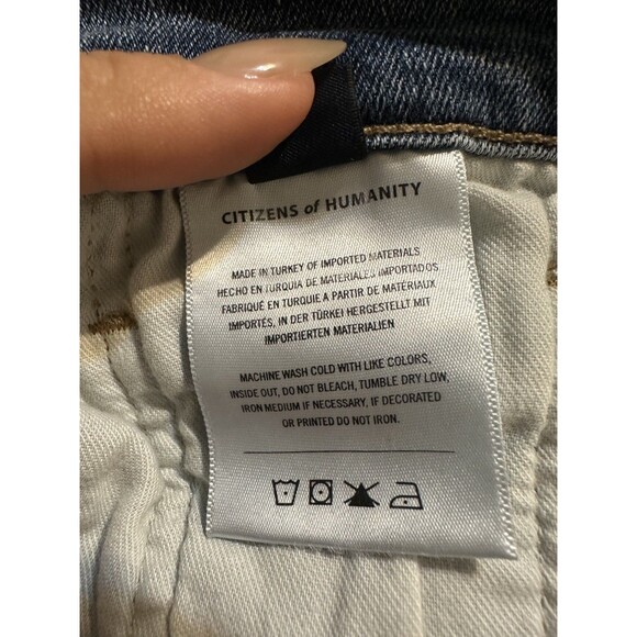 Citizens of Humanity Olivia Seam High Rise Slim Denim Jeans size 26 Aritzia - Picture 10 of 10
